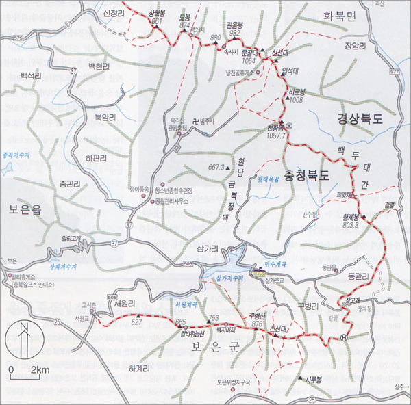 충북 알프스 이미지